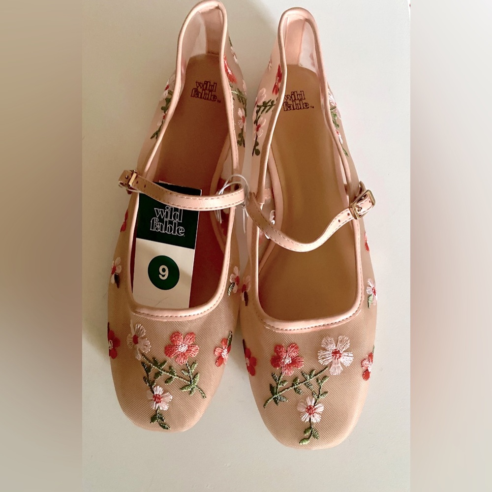 Wild Fable Elsa mesh ballet flats